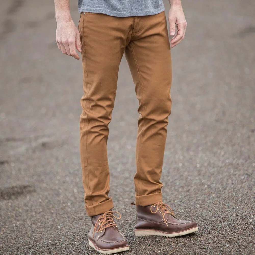 Gustin Men's Tan Duck Pants - Picture 1 of 13